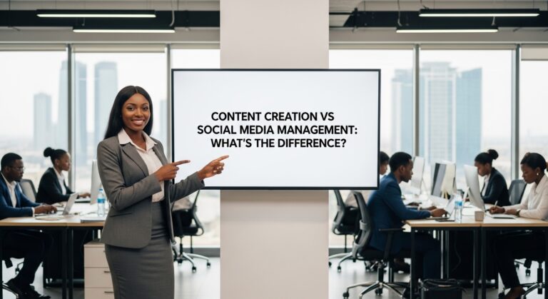 Content Creation vs Social Media Management What’s the Difference