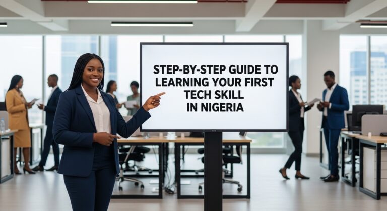 Step-by-Step Guide to Learning Your First Tech Skill In Nigeria